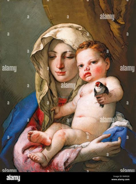 Giovanni Battista Tiepolo, Madonna of the Goldfinch, Italian, 1696-1770 ...