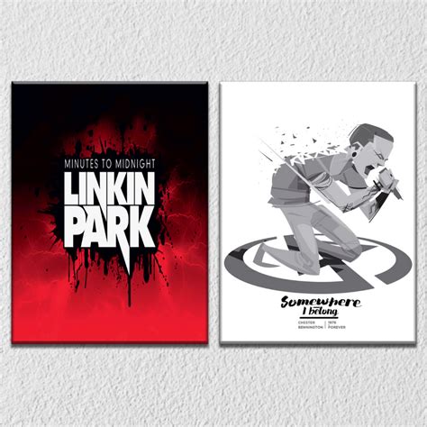 Linkin Park Band wall Art, Set Of 3 – Myindianthings