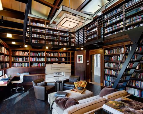 Modern Library Interiors | Hawk Haven
