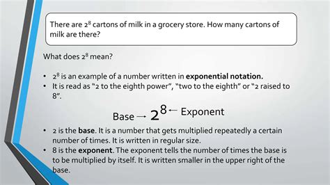 Image result for An Example of Exponential and Exponent