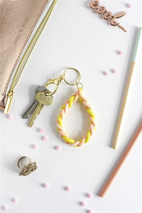 Braided Clay DIY Keychain - Delineate Your Dwelling