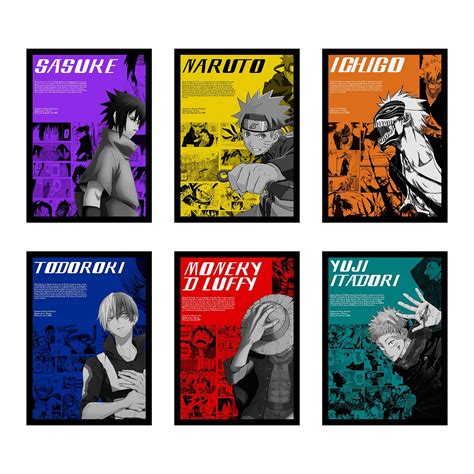 Random Anime Wall Posters A4 size – Stickerly
