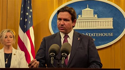 Florida Gov Ron DeSantis backs Congressional term limits during Ohio ...
