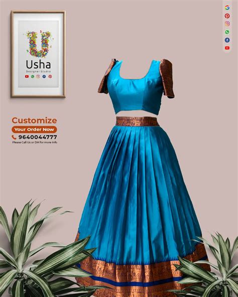 Crop Top Lehengas I Usha Designer Studio