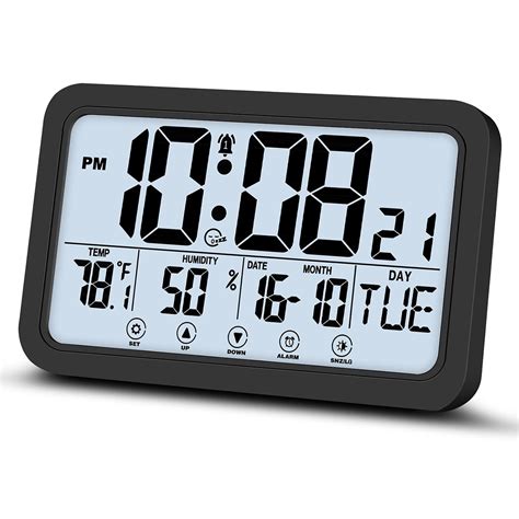 Buy Digital Clock, Digital Wall Clock Battery Operated, Clocks with ...