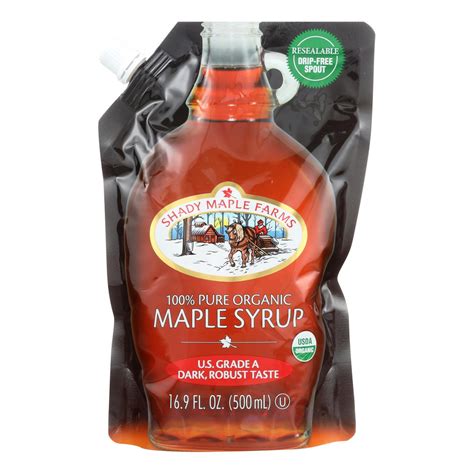 Shady Maple Farms 100 Percent Pure Organic Maple Syrup - Case Of 6 - 32 ...