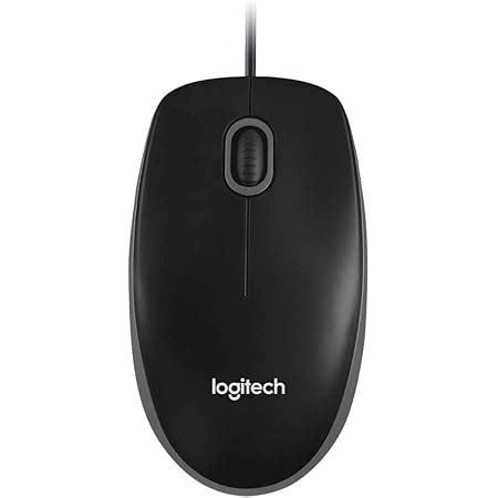 Amazon.in: Buy Logitech B100 Wired USB Mouse, 3 yr Warranty, 800 DPI ...