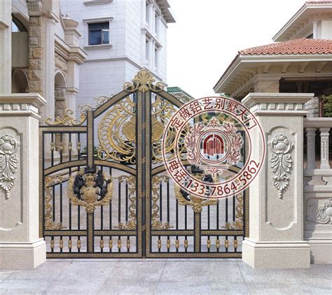 农村庭院大门柱效果图 - 惠安石工坊石雕雕刻厂