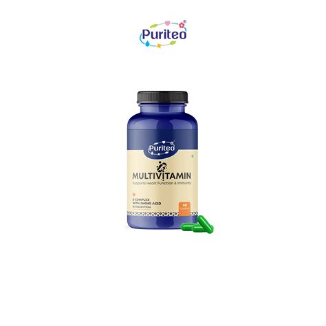Puriteo Multivitamin Capsules | Daily Energy & Immunity