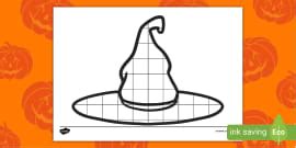 Halloween Cauldron Mosaic Colouring Pages (teacher made)