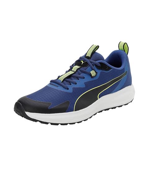 PUMA Unisex-Adult Twitch Runner Trail Blazing Blue-Lime Squeeze Running ...