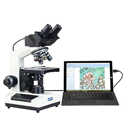 OMAX 40X-2000X Digital Binocular Biological Compound Microscope with ...