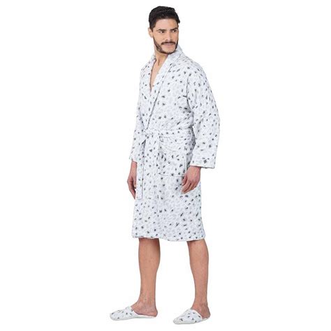 Leopard 500 GSM Premium Cotton Bathrobe for Men – Rangoli