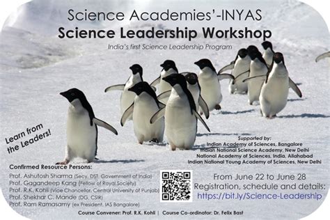 Science Academies'-INYAS | Science Leadership Workshop | 22-28 June 2020