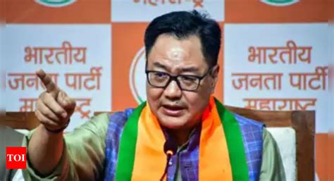 Rijiju remarks derogatory, says TMC, plans own privilege motion | India ...