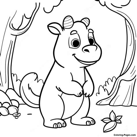 Gruffalo Coloring Page | Coloring-Pages.com