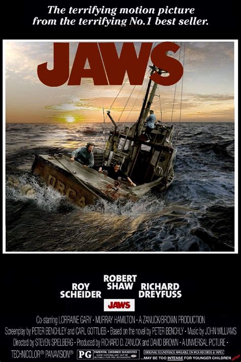 Jaws Original Poster Movie Roy Scheider Original