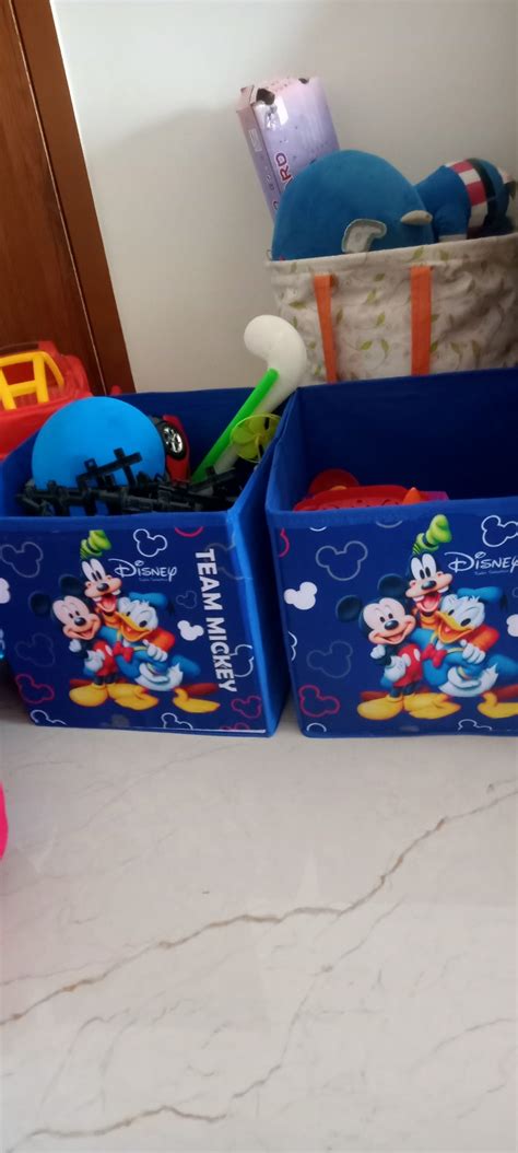 Buy Fun Homes Disney Mickey Mouse Print Non Woven Fabric Foldable Large ...