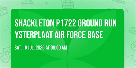 SHACKLETON P1722 GROUND RUN YSTERPLAAT AIR FORCE BASE, Snake Valley ...