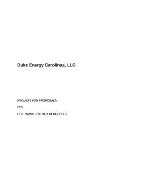 Fillable Online Request for Proposals for Renewable Energy Resources ...
