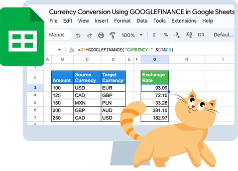 Sheets Currency Conversion 的图像结果