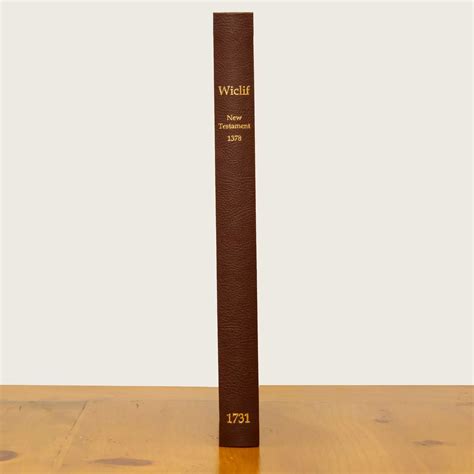 1378 Wycliffe NT: First Printed Edition (1731) • TheBibleMuseum.com