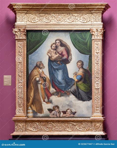 The Sistine Madonna Painting