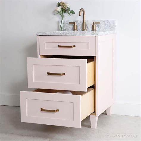 Bridgeport 24" Champagne Pink Bathroom Vanity - Teodor Vanities United ...