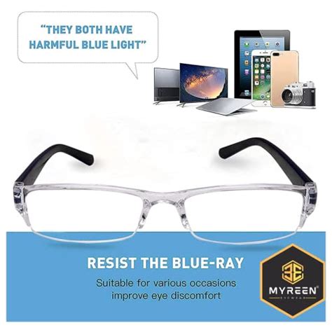 Buy myreen Rimless Reading Glass +1 +1.25 +1.5 +1.75 +2 +2.5 +2.25 +2. ...