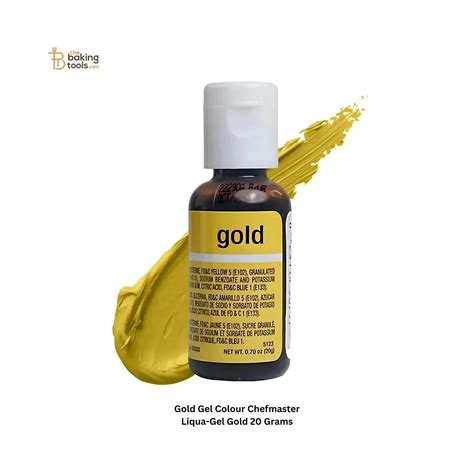 Gold Gel Colour Chefmaster Liqua-Gel 20g | Edible Color
