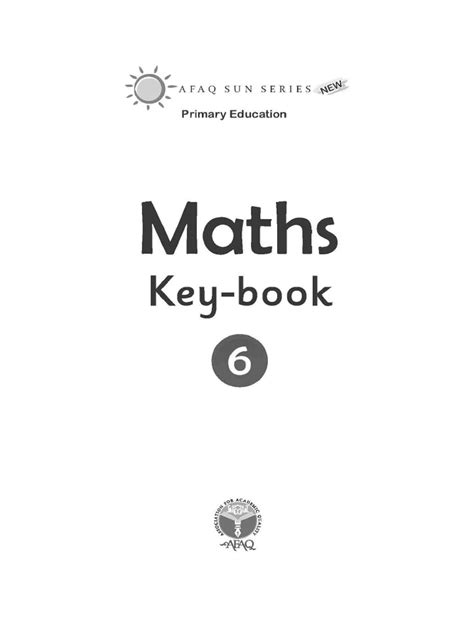 Image result for Maths Class 6th Master Key