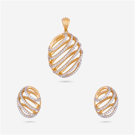 Zircon Pendant Earring 187700