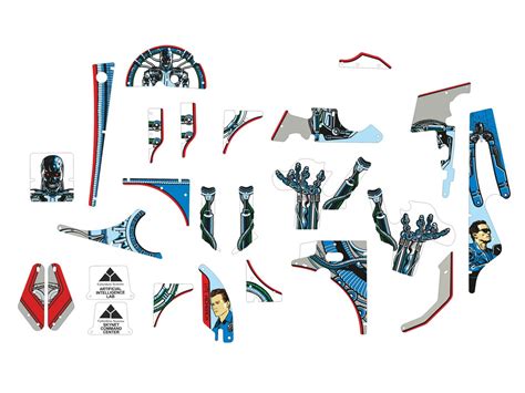 Image result for Terminator 2 Pinball Plastic Kit