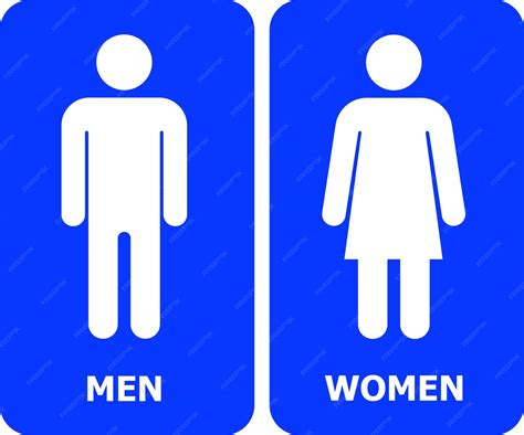 Premium Vector | Bathroom signs illustration Toilet signs for men and ...