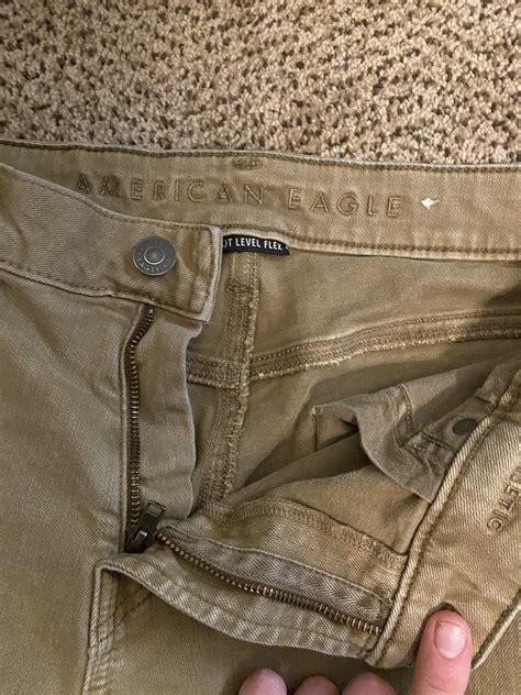 Men’s Khaki Colored Jeans Next Level Flex American Ea… - Gem