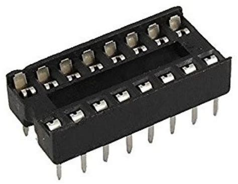 CKE 16 PIN DIP IC SOCKET - BASE CONNECTOR FOR ICS CD 4017( PACK OF 10 ...