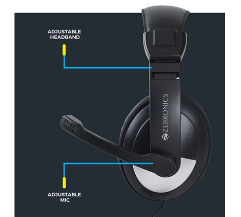 Zebronics Wired Headphone with Mic - 200HM (Double Pin-PC/Laptop ...