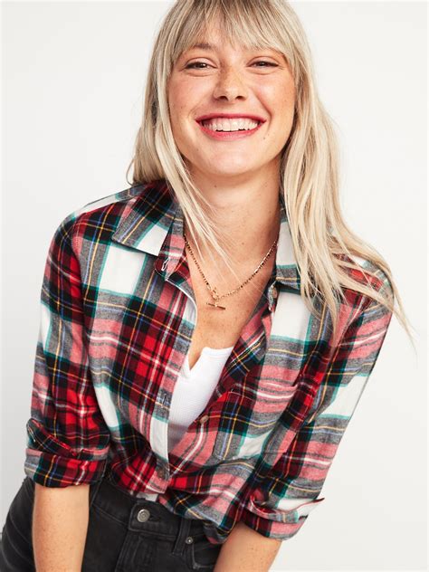 Classic Plaid Flannel Shirt for Women | Old Navy