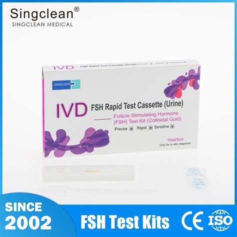 Singclean Rapid One Step Lab Urine Fsh Test Cassette for Delayed ...
