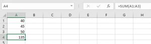 Automatically Sum a Column in Excel Using VBA 的图像结果