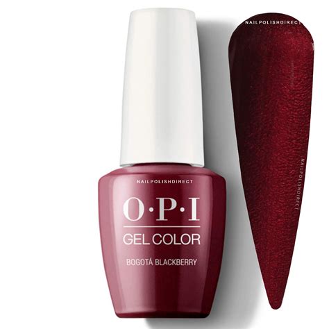 OPI Gel Polish - Bogota Blackberry 15ml (GC F52) | Nail Polish Direct