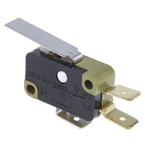 XGG2-88-J23Z1 Saia-Burgess | Saia-Burgess Short Lever Micro Switch, Tab ...