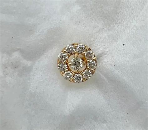 diamond nose pin - Real Diamond 18kt Nosepins Manufacturer from Mumbai