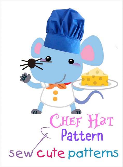 Image result for Chef Hat Sewing Pattern