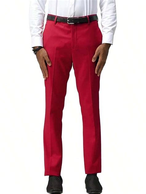 2025 Best YUCENFU Men's Flat Front Dress Pant Expandable Waist Fashion ...