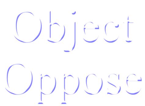 Object Oppose Characters 的图像结果