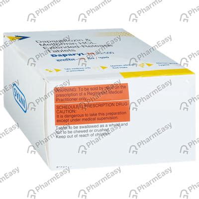 Daparyl M 10/500mg Strip Of 10 Tablets: Uses, Side Effects, Price ...