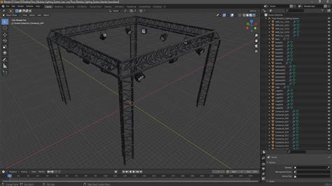 Truss Modular Lighting System 3D model | 3D Molier International