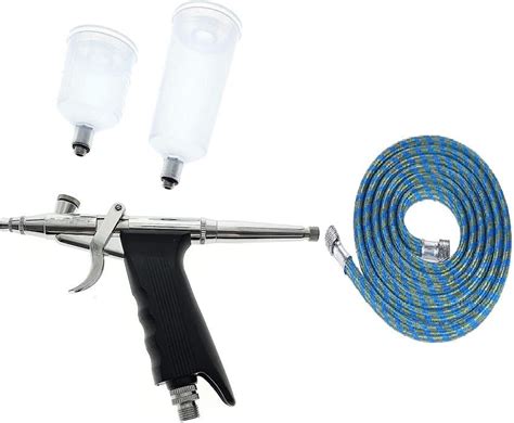 MAXAIR Air Brush Dual Cup Airbrush Spray Gun Kit Air Brush Trigger Type ...