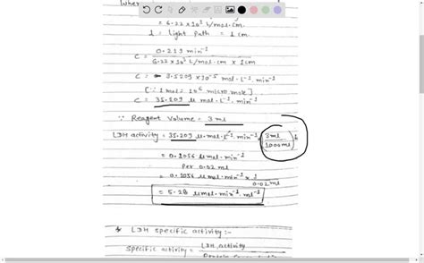 Image result for Calculate LDH Enzyme Activity Example